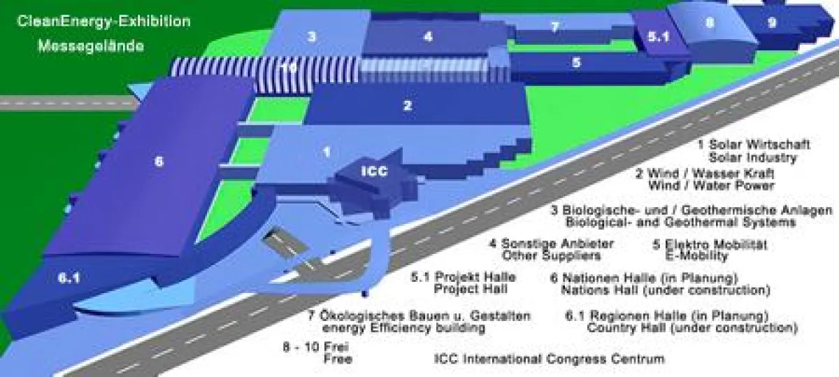 Das Messegelände Der CleanEnergy-Exhibition