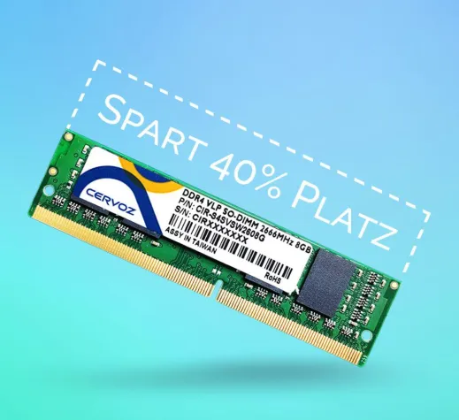 Bild: Das weltweit kleinste industrielle Speichermodul