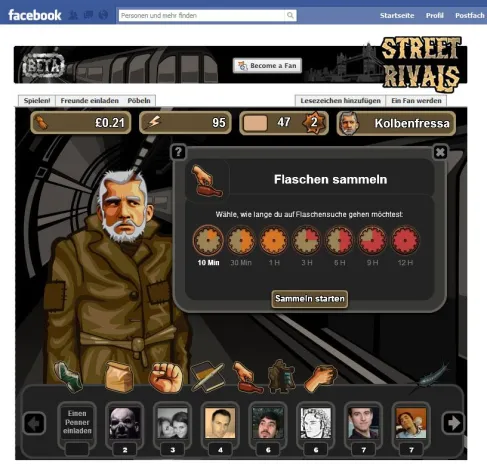 Bild: Weltweit Prügeln, Saufen, Stehlen: Pennergame erobert Facebook mit "StreetRivals"