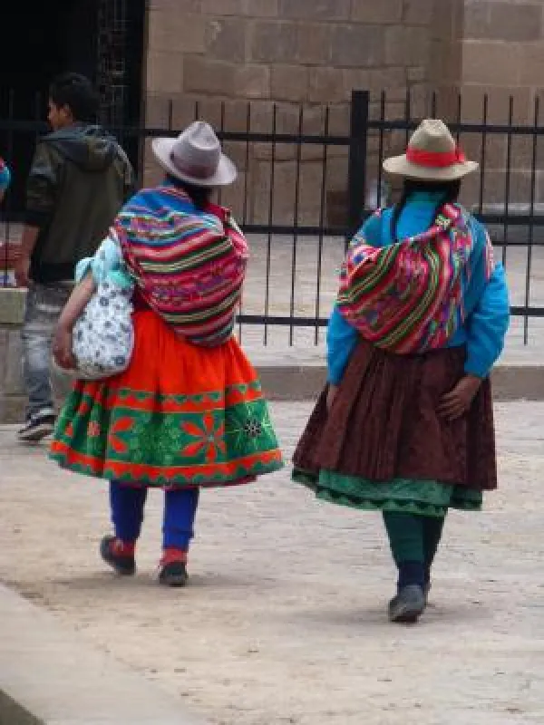 Einheimische Frauen in Peru