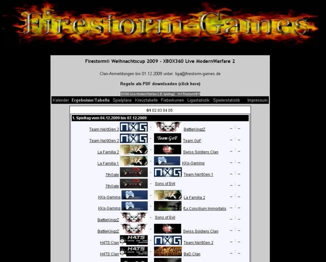 Firestorm Weihnachtscup 2009