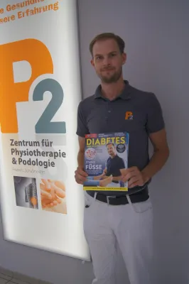 Bild: Frederic Schulmeister als Aufmacher auf der aktuellen Focus Diabetes