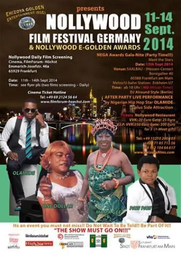 Nollywood Film Festival Germany Frankfurt 2014 vom 11.-14.9.2014 Bild: Nollywood Film Festival Germany Frankfurt 2014 vom 11.-14.9.2014