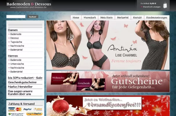 Bild: Bademoden und Dessousinsel mit neuen Kollektionen und erweitertem Online-Angebot