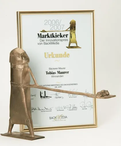 Bild: Der Marktkieker 2006 geht an die Bäckerei Maurer in Winnenden