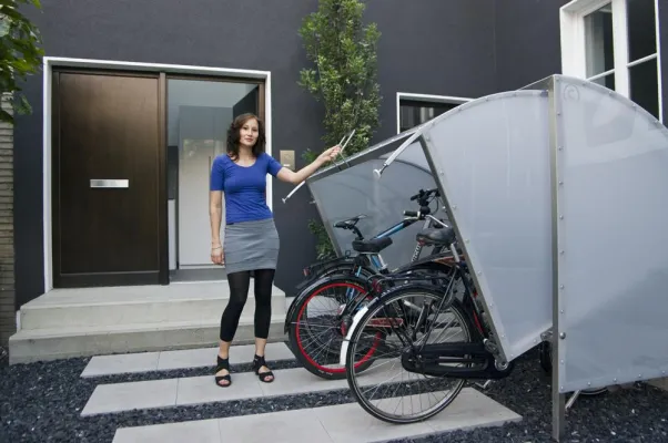Mini-Garage: Sicherer Stellplatz für Fahrrad und Co. Bild: Mini-Garage: Sicherer Stellplatz für Fahrrad und Co.