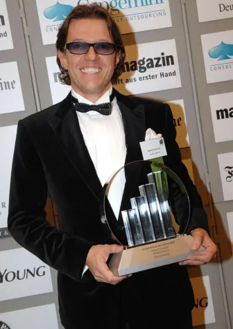 Bild: Robert Schroedel, Vorstandsvorsitzender der Berliner VANGUARD AG, wird Entrepreneur des Jahres 2007