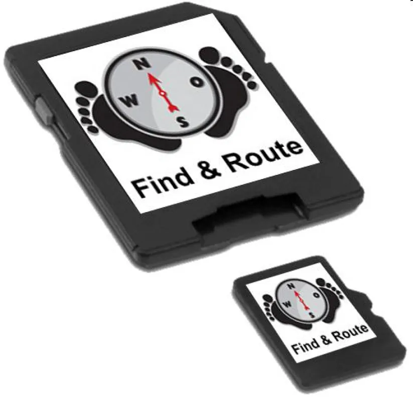 Erweitern Sie Ihr GPS-Gerät mit Find&Route