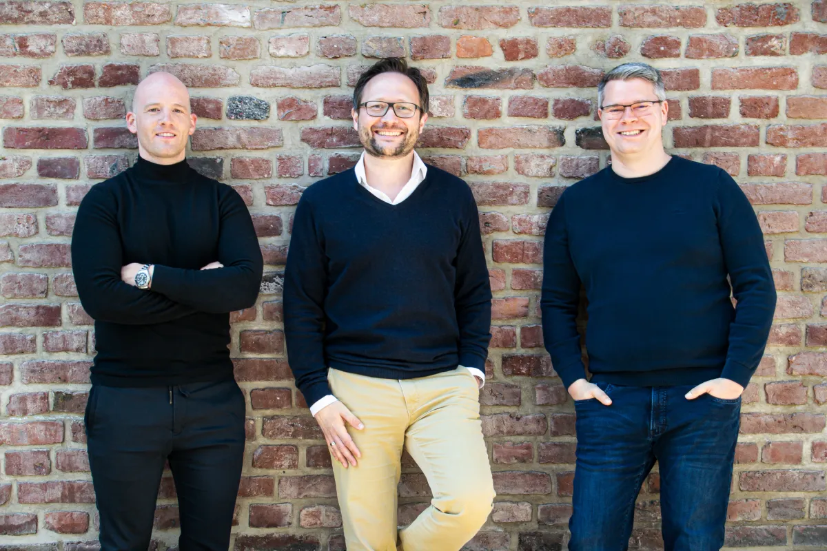 Führungsteam JUMiNGO (v.l.n.r.): Sascha Goldstein, Dr. Andreas Günther, Kai Kleuser (© JUMiNGO GmbH)