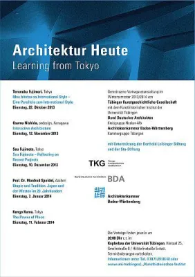 Bild: Learning from Tokyo | Kengo Kuma beschließt Vortragsreihe zur japanischen Architektur