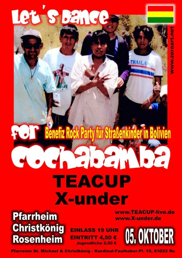 Plakat Benefiz Veranstaltung