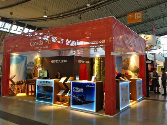Bild: Kanada-Profis informieren mit Gemeinschaftsstand auf den Reisemessen 2015