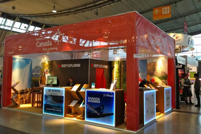 Kanada-Profis informieren mit Gemeinschaftsstand auf den Reisemessen 2015 Bild: Kanada-Profis informieren mit Gemeinschaftsstand auf den Reisemessen 2015