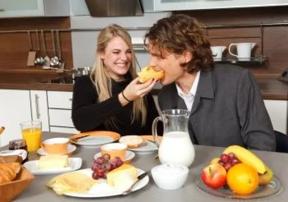 Bild: Jetzt wird gefrühstückt