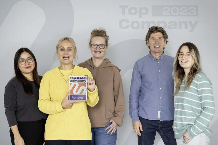 Bild: Wegner & Partner GmbH, agentur für absatzmarketing: kununu Top Company 2023