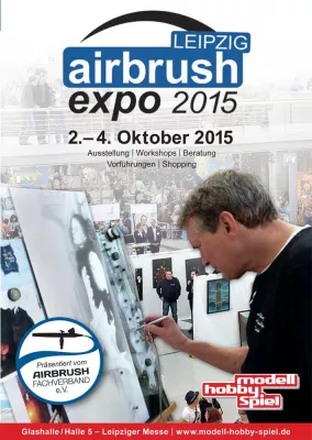 Bild: Airbrush Expo Leipzig 2015: Traditionelle Ausstellung mit frischem Wind