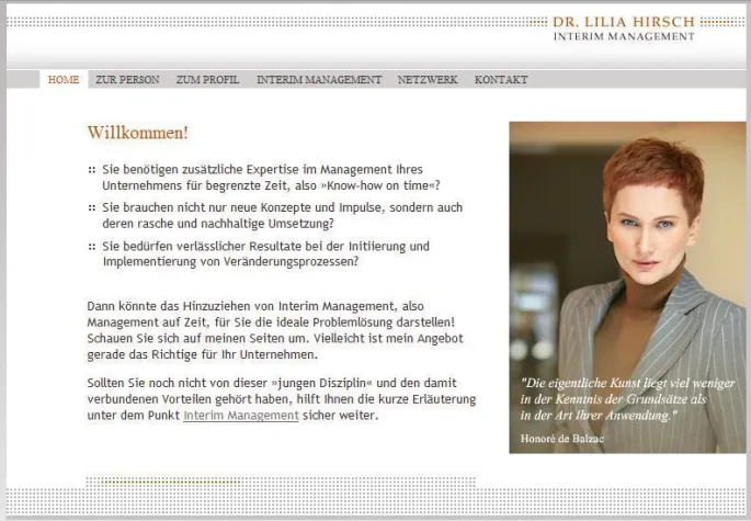 Bild: Neuer Internetauftritt von Hirsch Interim Management gestartet