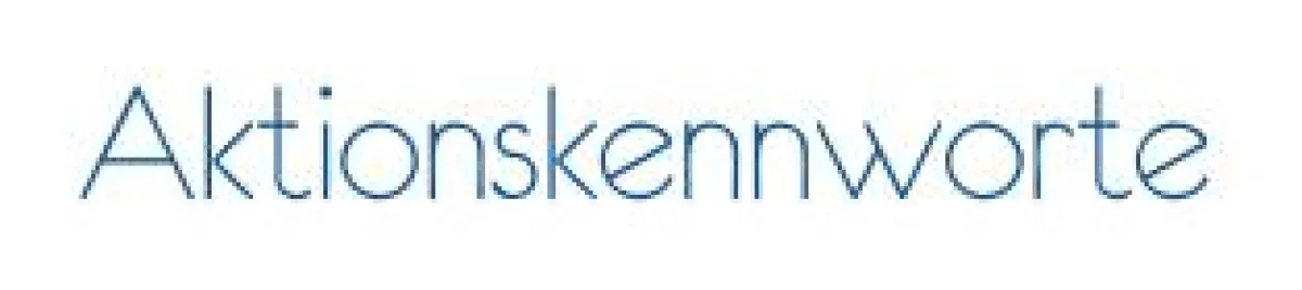 Aktionskennwort