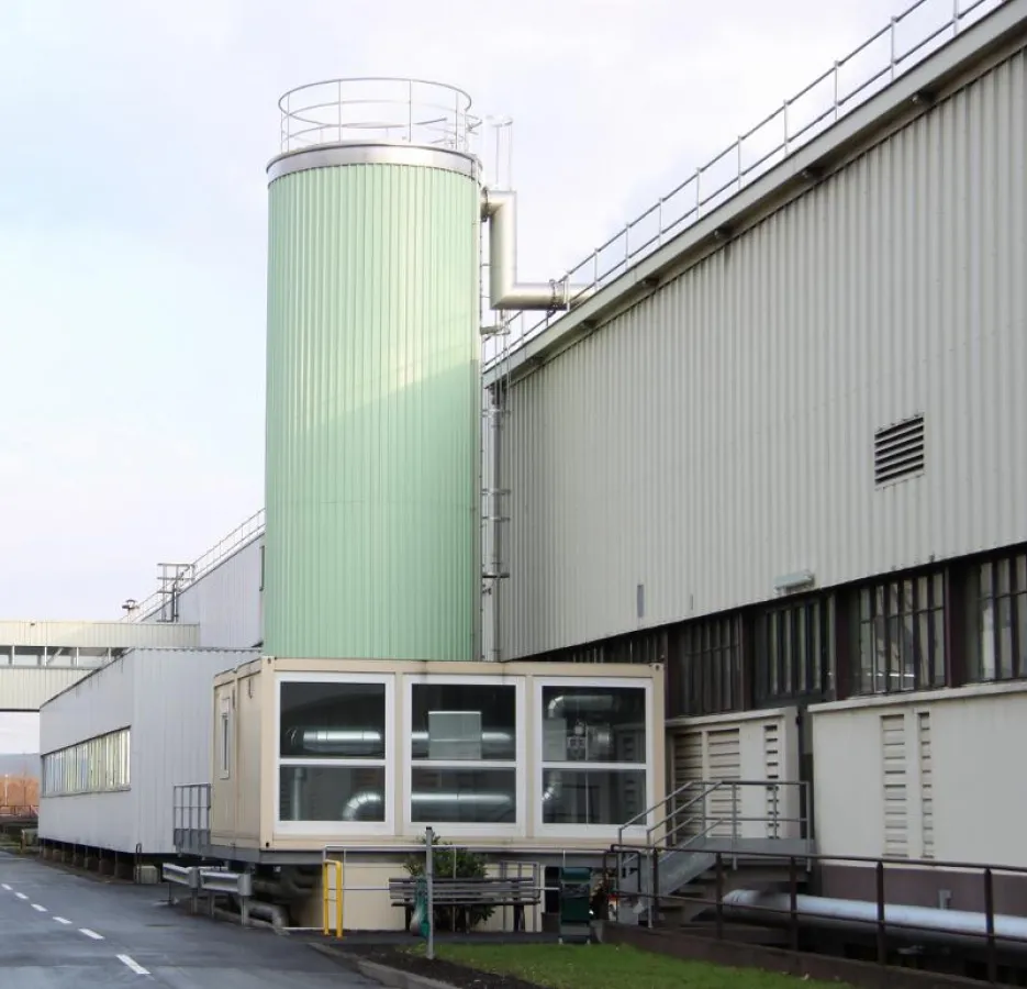 Die innovative Konditherm®-Anlage gewinnt Energie aus Prozessdampf zurück