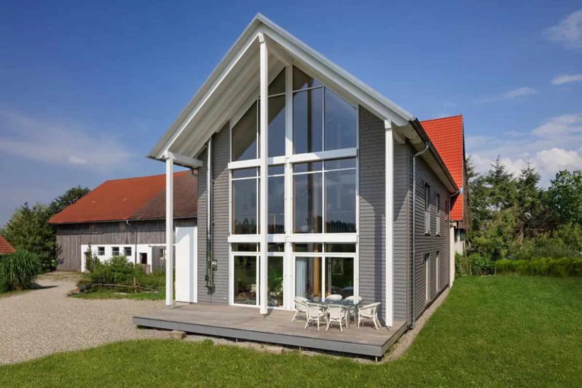 Individuell geplanter Baufritz-Anbau 