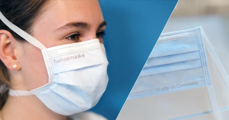 Schutzmasken made in Germany: Leinen los für die hansemaske Bild: Schutzmasken made in Germany: Leinen los für die hansemaske