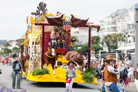 Blumenkarneval auf Jersey Bild: Blumenkarneval auf Jersey