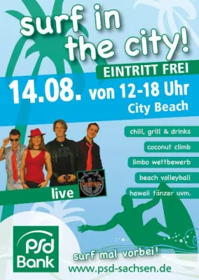 Bild: „Surf in the City“ – der sommerliche Familienspaß der PSD Bank Sachsen am 14.08.2010 in Dresden