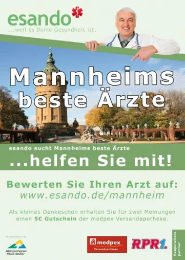 Bild: esando sucht Mannheims beste Ärzte