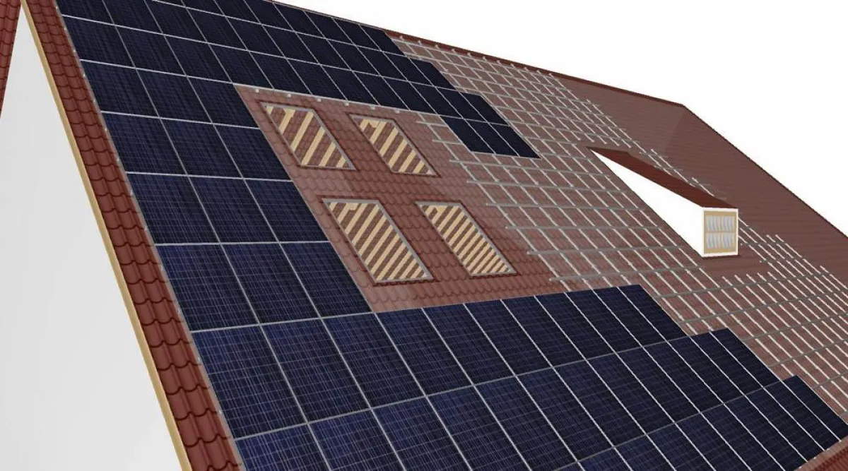 3D Dachansicht mit plan4[solar]PV