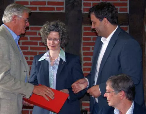 Bild: Ehrungen beim Politischen Brunch der SPD Rethem