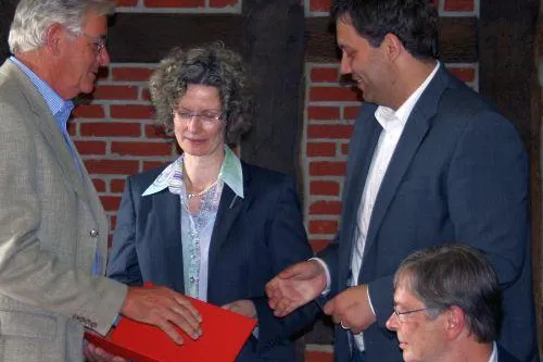Bild: Ehrungen beim Politischen Brunch der SPD Rethem