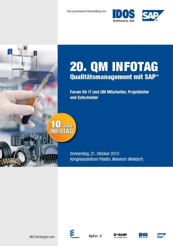Agenda 20. QM-Infotag