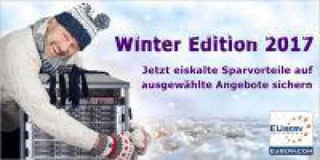 Bild: EUserv bietet Server und Online-Speicher als limitierte Winter Edition 2017