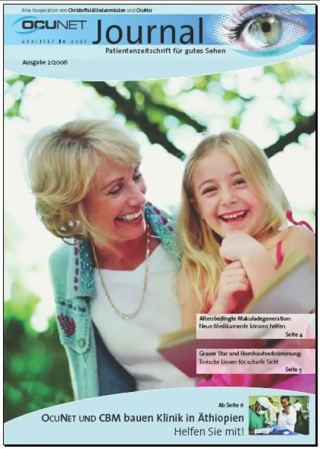 Ocunet - Patientenzeitschrift für gutes Sehen
