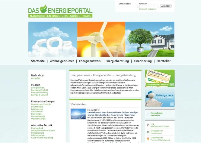 das-Energieportal.de verzeichnet konstante Zugriffszahlen Bild: das-Energieportal.de verzeichnet konstante Zugriffszahlen