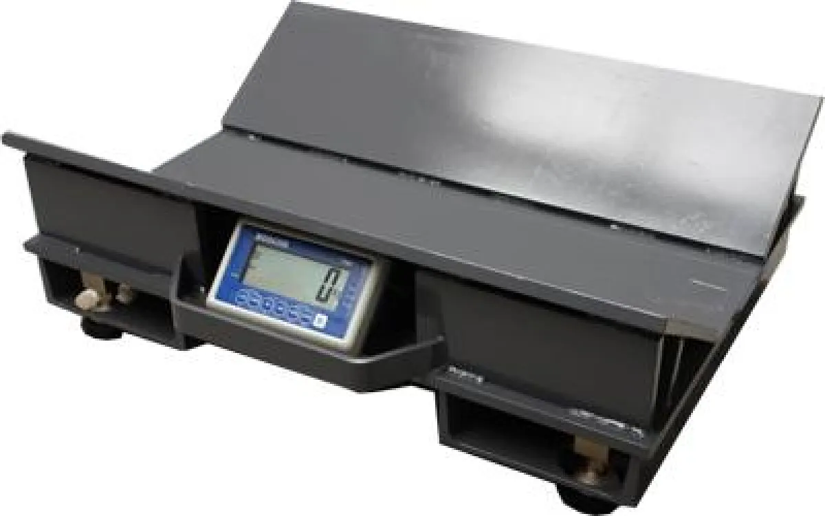 Coil-waage in U-förmiger Bauform für Wägungen bis 40 t.