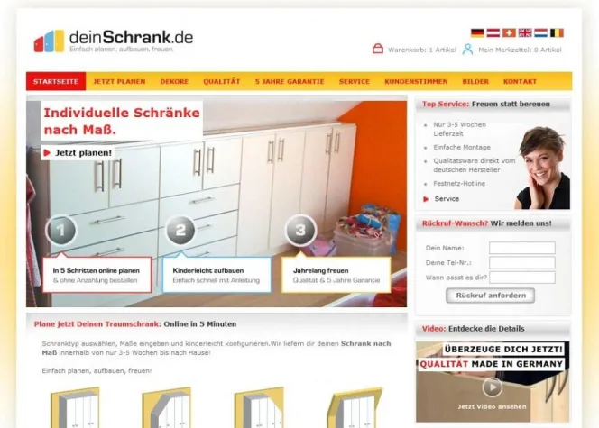 Bild: Möbel nach Maß - einfach planen, aufbauen und freuen