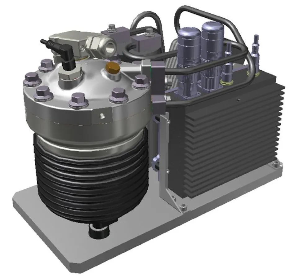 Das neue Heiz-/Kühl-Modul von ixetic arbeitet mit dem umweltfreundlichen Kältemittel R744.