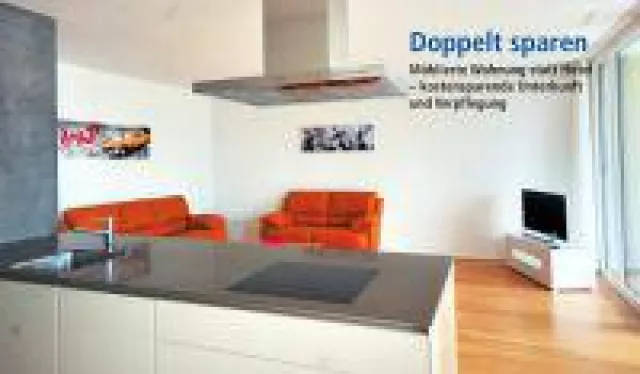 Bild: Möblierte Wohnung von PABS.ch bietet kostengünstigeren Aufenthalt in Zürich, im Vergleich zum Hotel