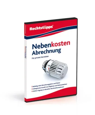 Bild: Neue Software: NebenkostenAbrechnung für private Vermieter