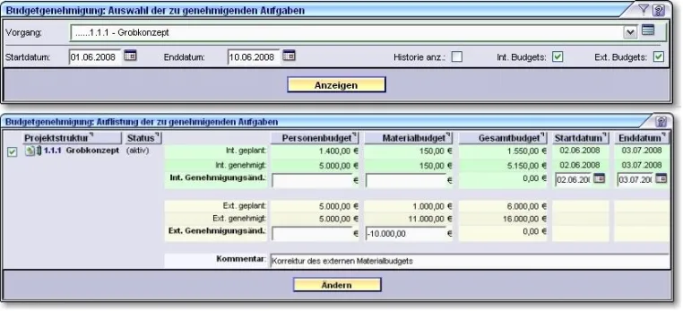 Effiziente Kostenkontrolle von Projekten und transparentes Budget durch fx-project Bild: Effiziente Kostenkontrolle von Projekten und transparentes Budget durch fx-project