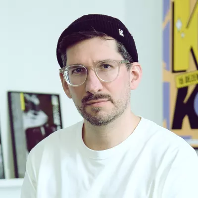 Bild: Sven Rieckmann auf der Bühne der Professional Printing Innovation Days 