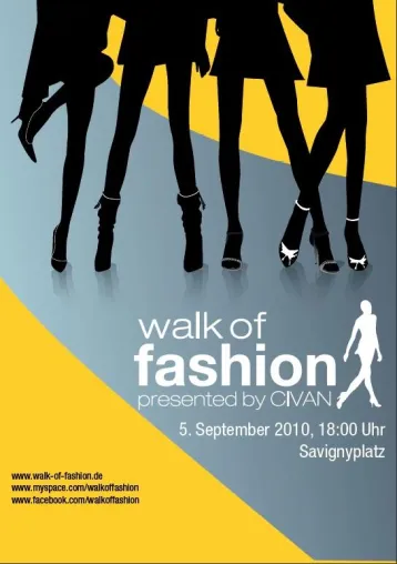 Bild: Der „walk of fashion 2010“ gibt teilnehmende Designer bekannt