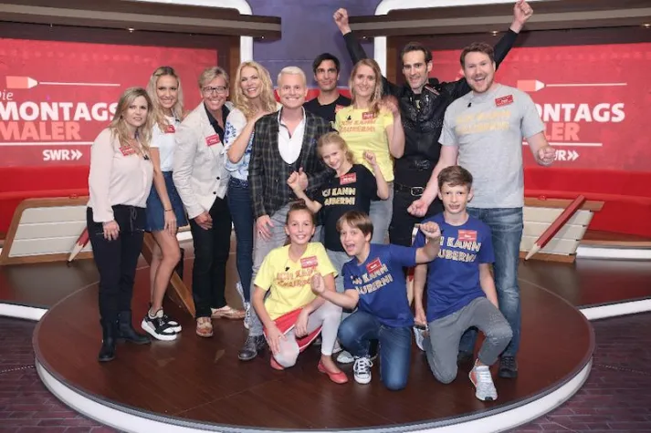 Bild: Julius Fracks Team „ICH KANN ZAUBERN!“ bei SWR Montagsmaler