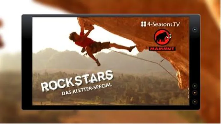 Ab 1. Mai 2008 - ROCKSTARS – das Kletter-Special auf 4-Seasons.TV Bild: Ab 1. Mai 2008 - ROCKSTARS – das Kletter-Special auf 4-Seasons.TV