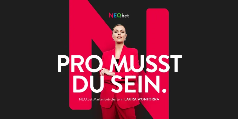 NEO.bet launcht TV-Spot mit Laura Wontorra Bild: NEO.bet launcht TV-Spot mit Laura Wontorra