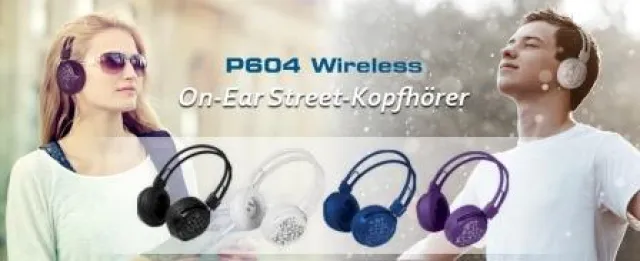 Bild: Satter Sound statt urbaner Rummel – mit dem P604 Wireless Street-Kopfhörer