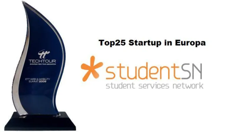 Bild: studentSN zu den Top25 Startups in Europa gekürt
