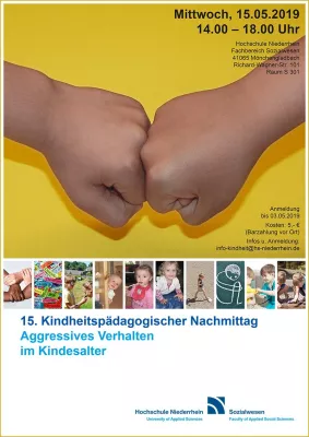 Bild: 15. Kindheitspädagogischer Nachmittag: "Aggressives Verhalten im Kindesalter"