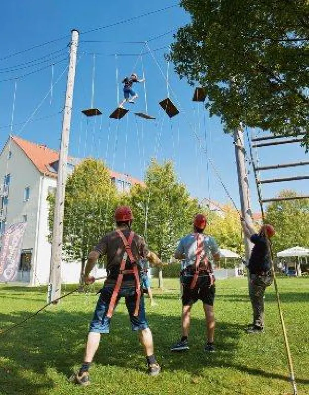 Seminaris Hotel Bad Boll: Klettergarten als Tagungs-Event